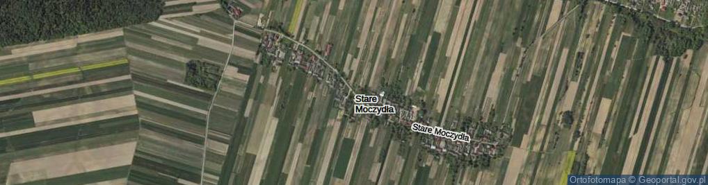 Zdjęcie satelitarne Stare Moczydła ul.